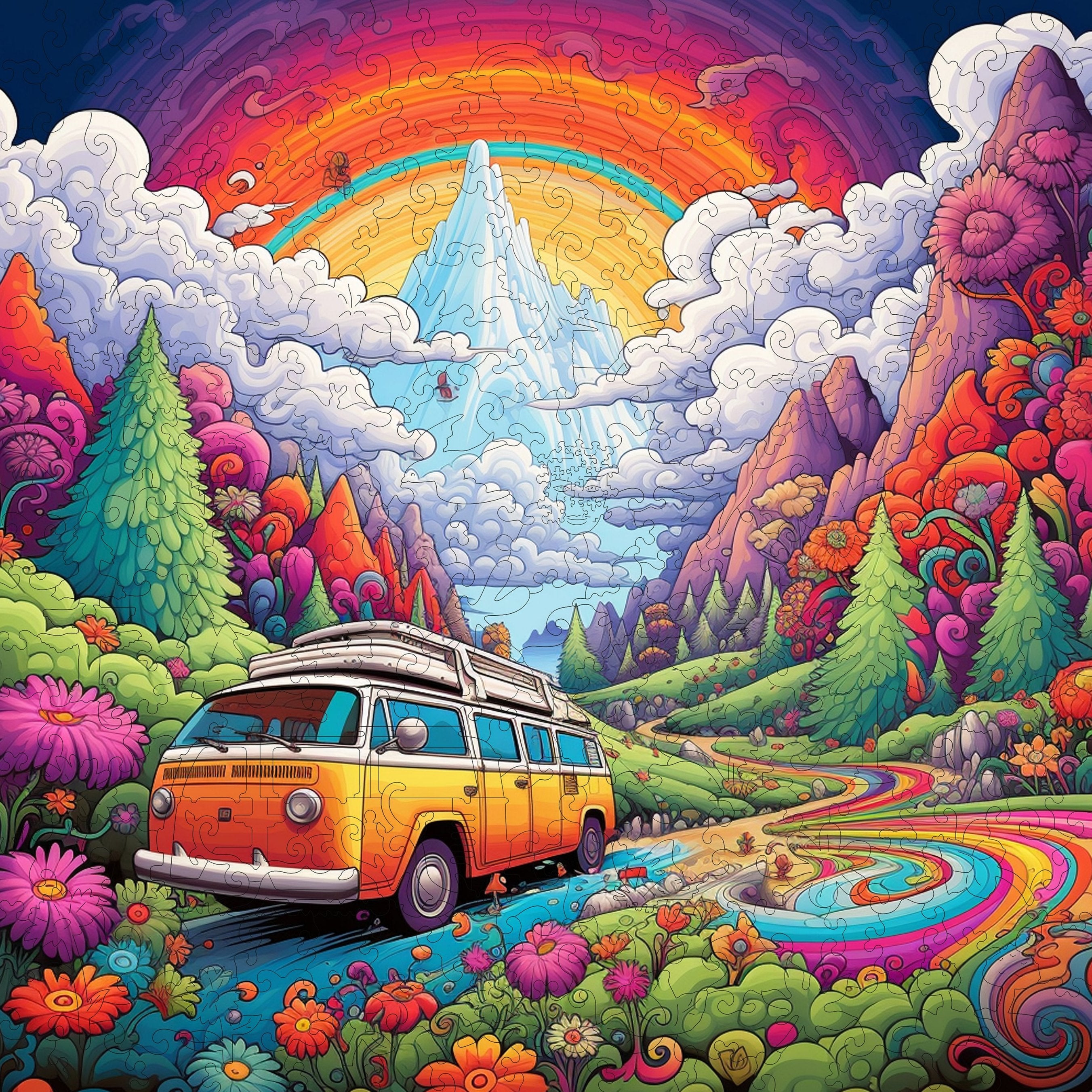 Happy Highway Wooden