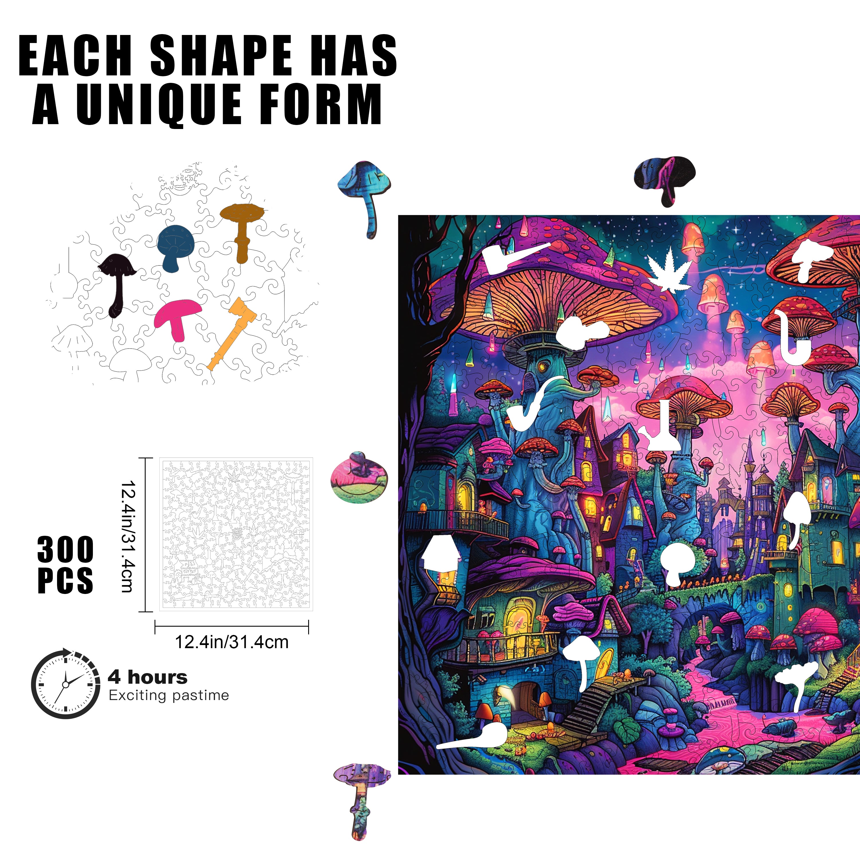 Shroomopolis Wooden