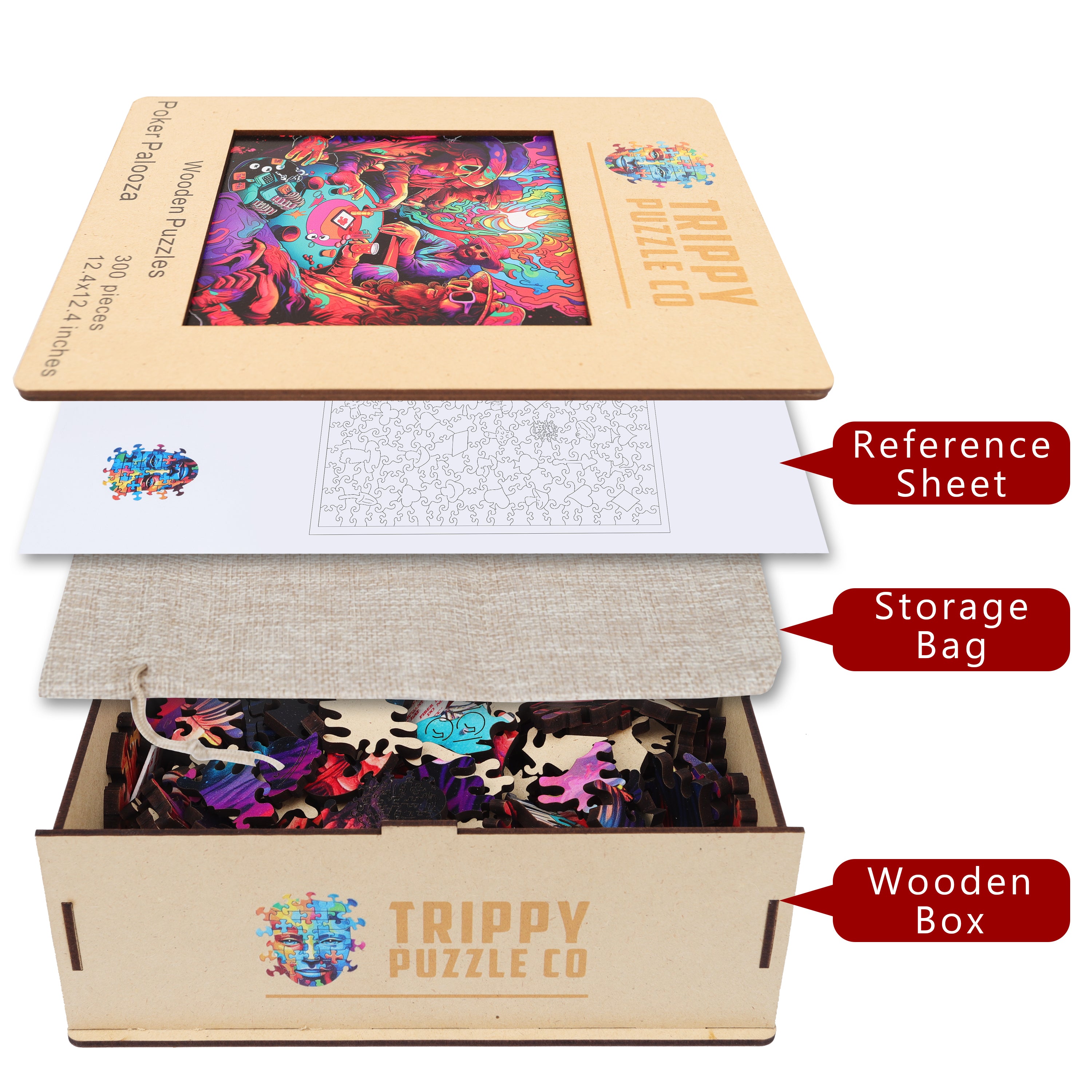 Poker Palooza Wooden