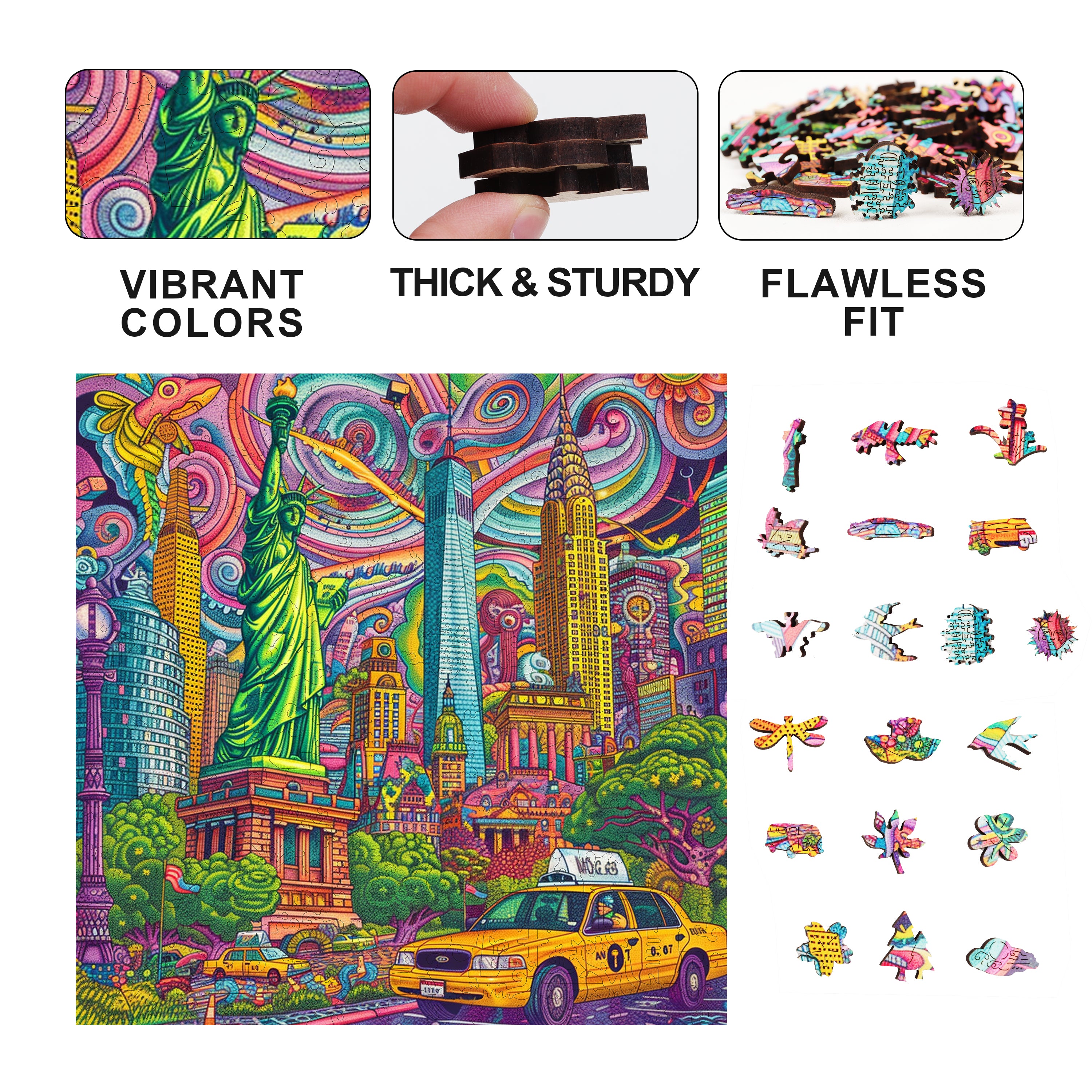 Mystical Manhattan Wooden