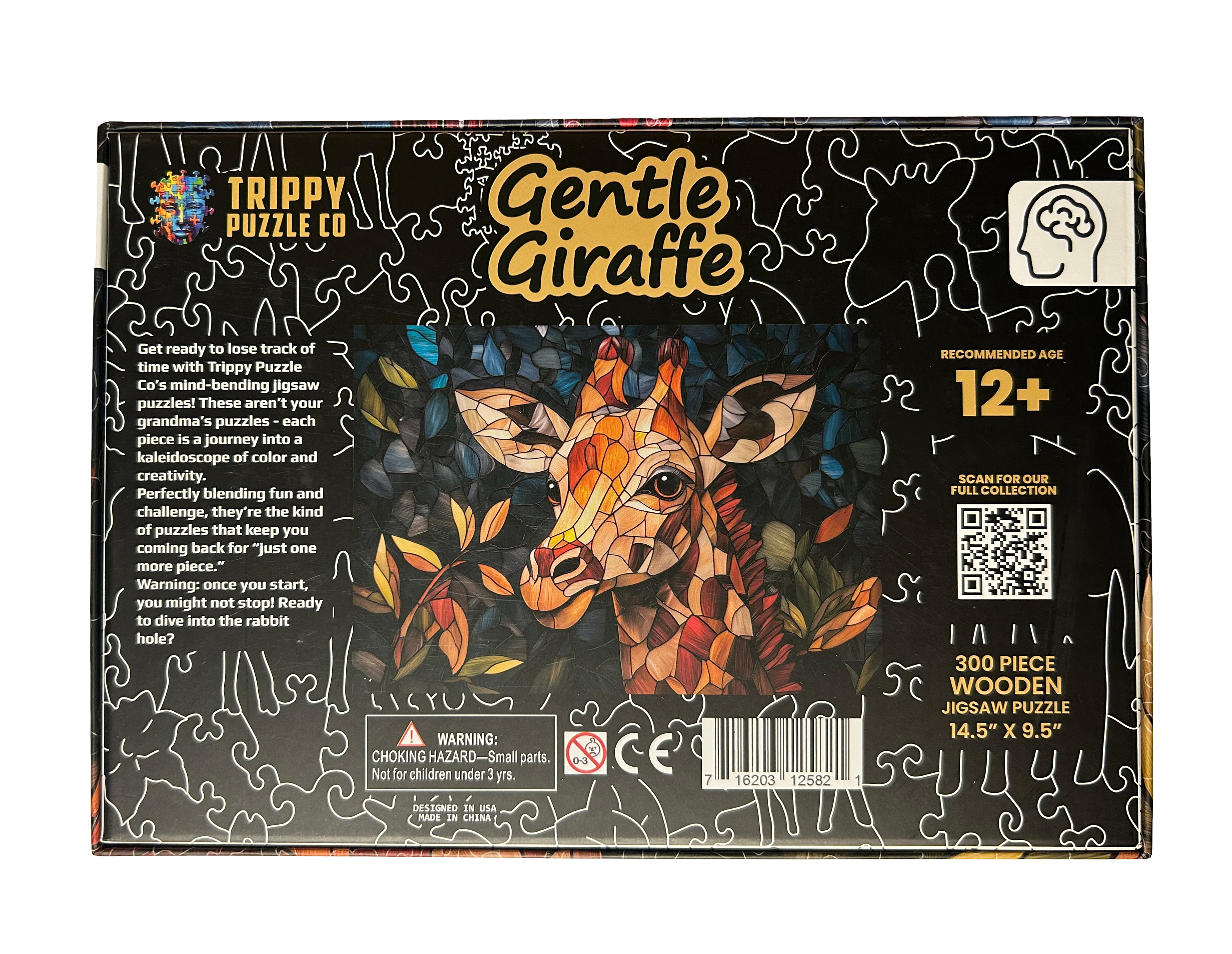 Gentle Giraffe Wooden