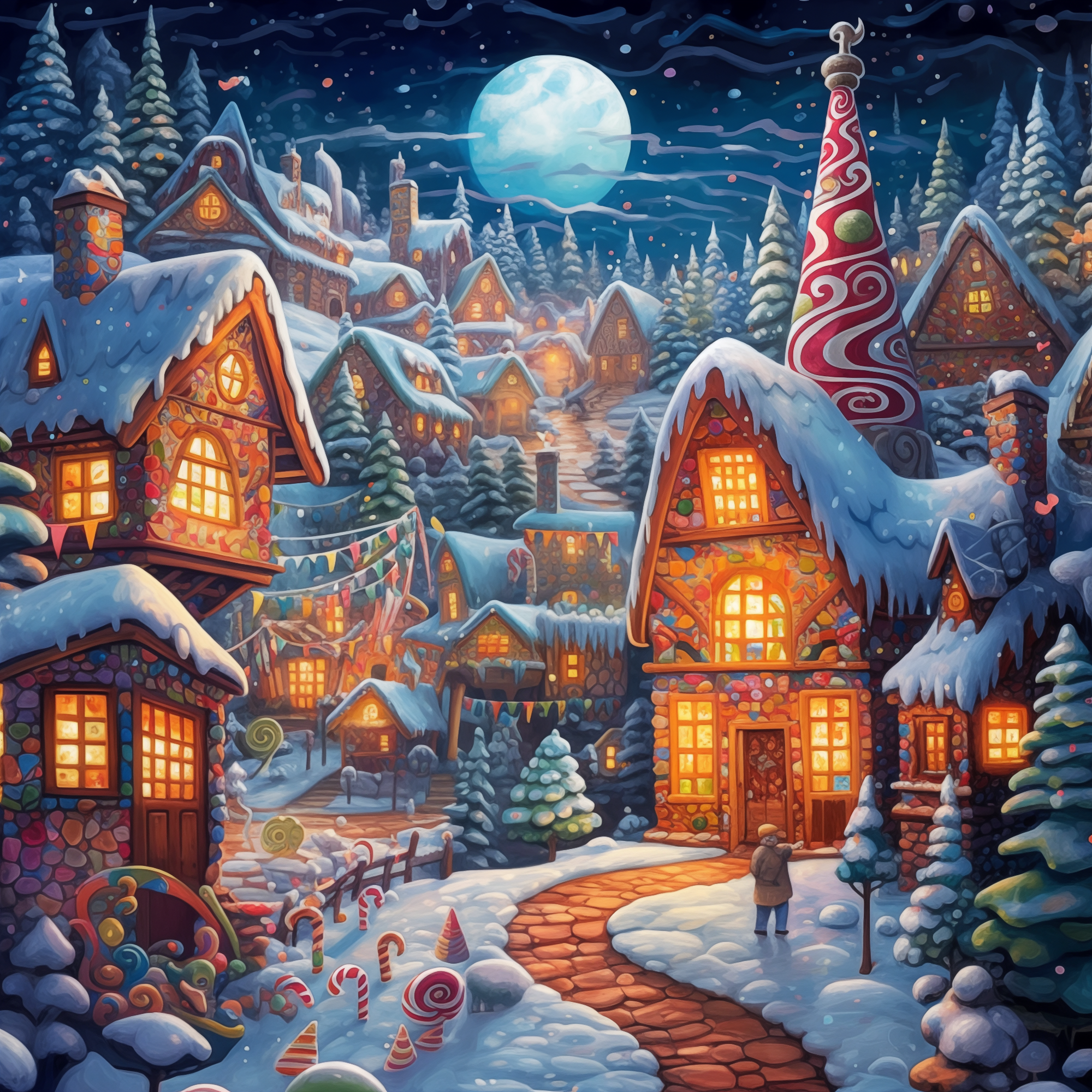 Gingerbread Grove Wooden