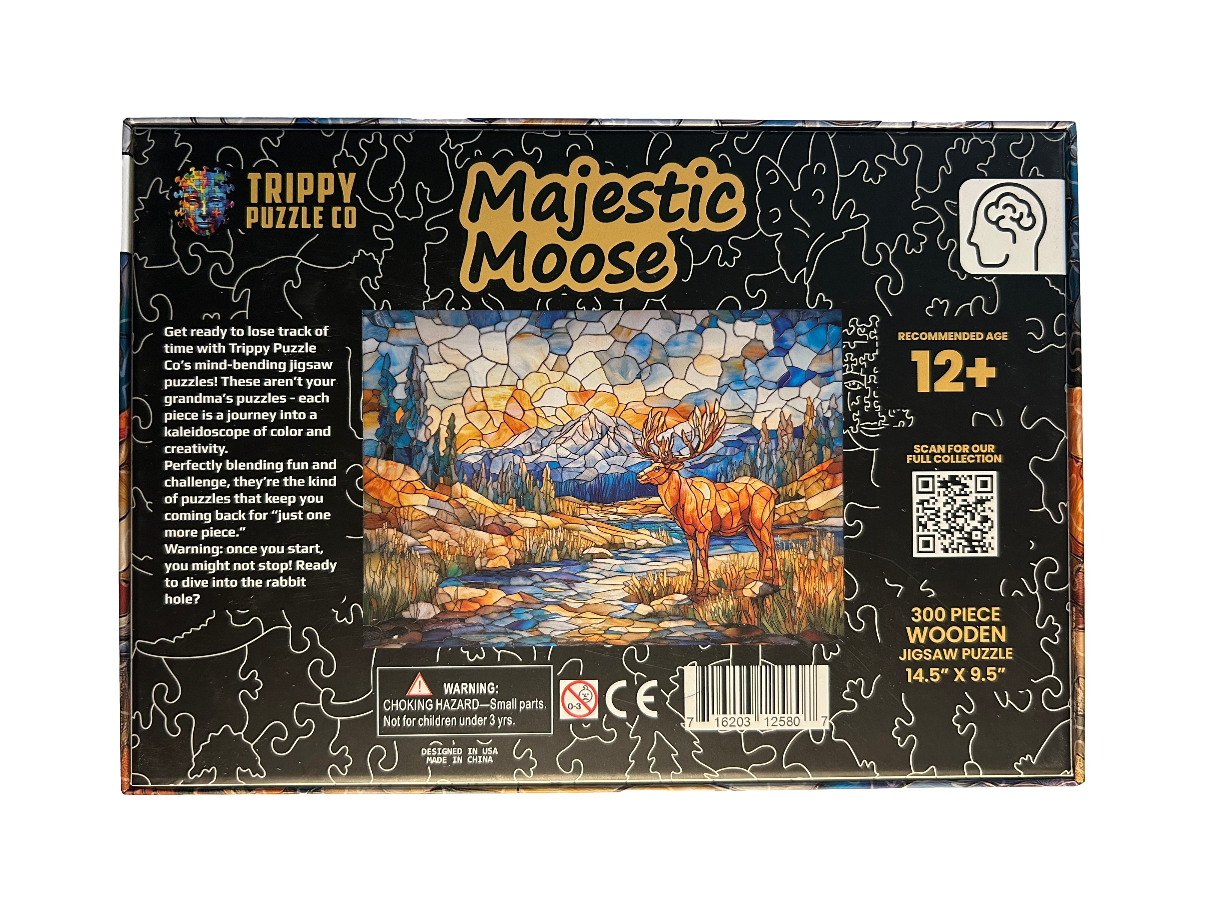 Majestic Moose Wooden