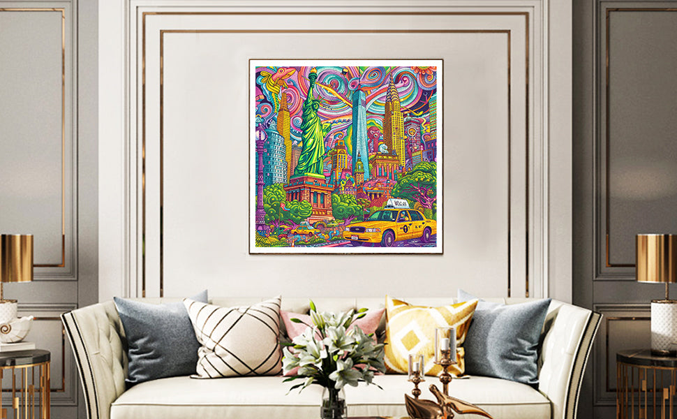 Mystical Manhattan Wooden