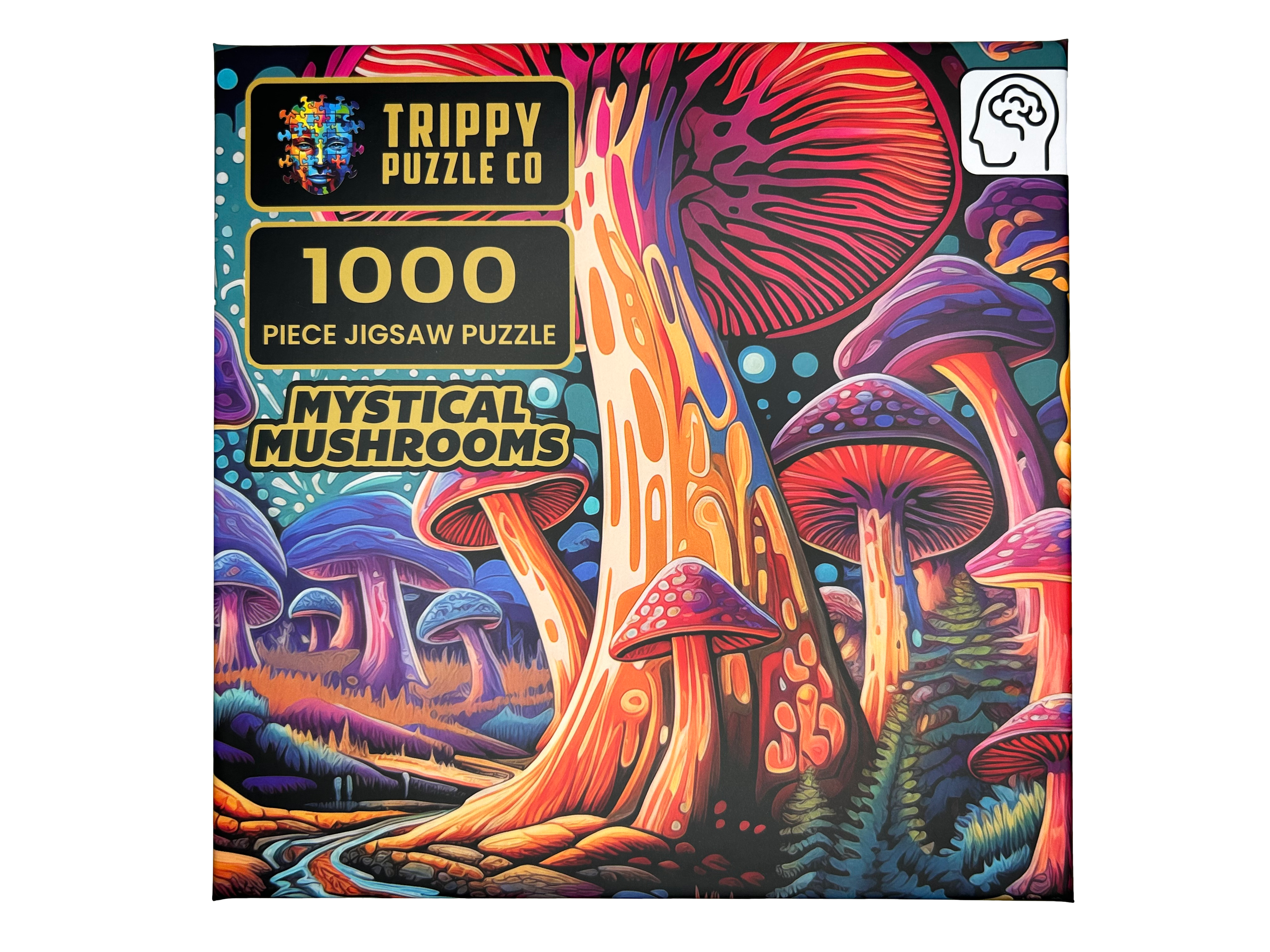 Mystical Mushrooms 1000-Piece Jigsaw Puzzle – Enter a Psychedelic Wonderland
