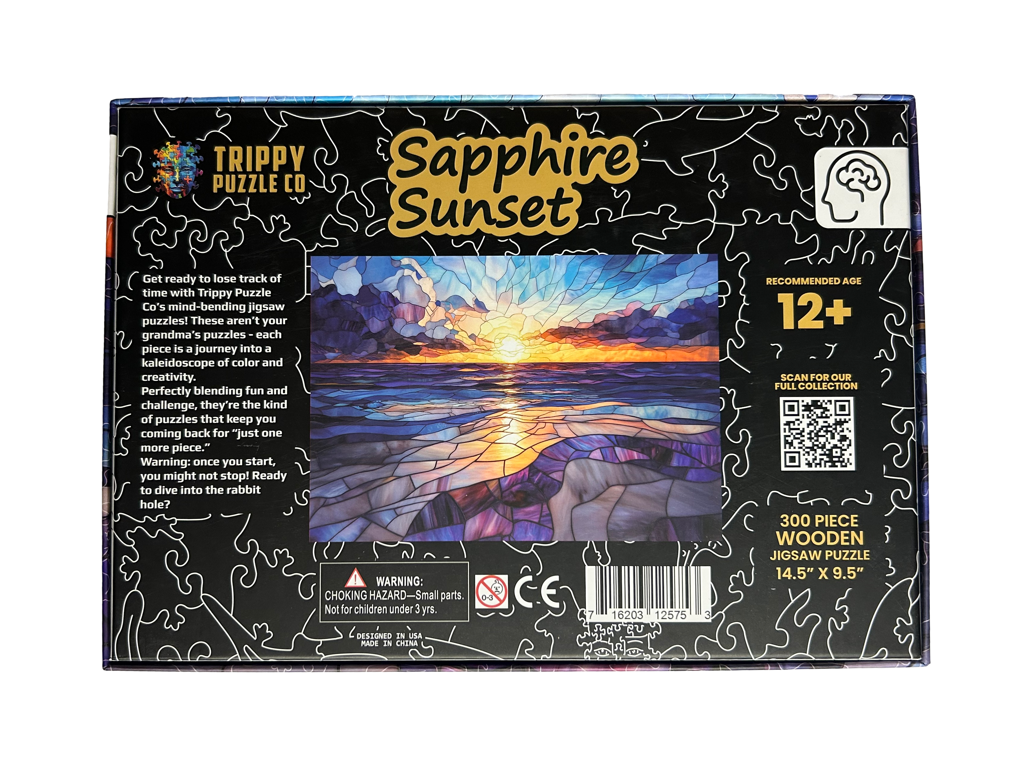 Sapphire Sunset Wooden