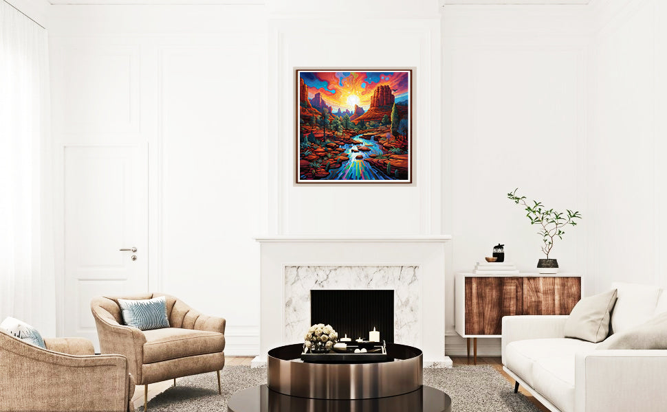 Sedona Sunset Wooden