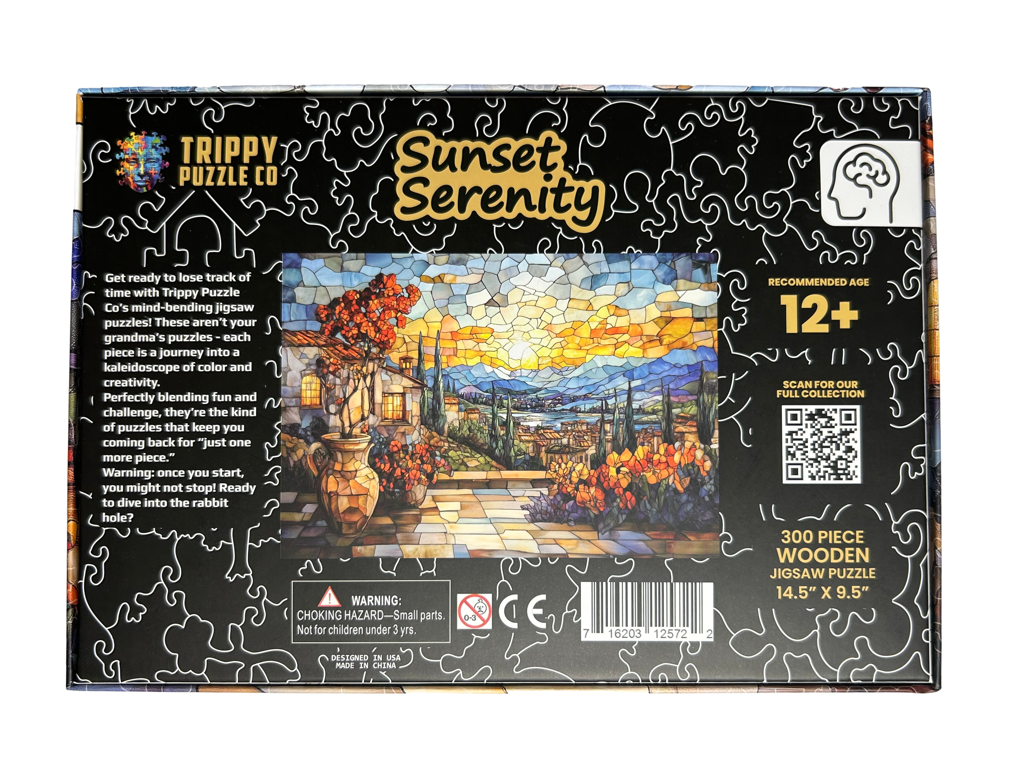 Sunset Serenity Wooden