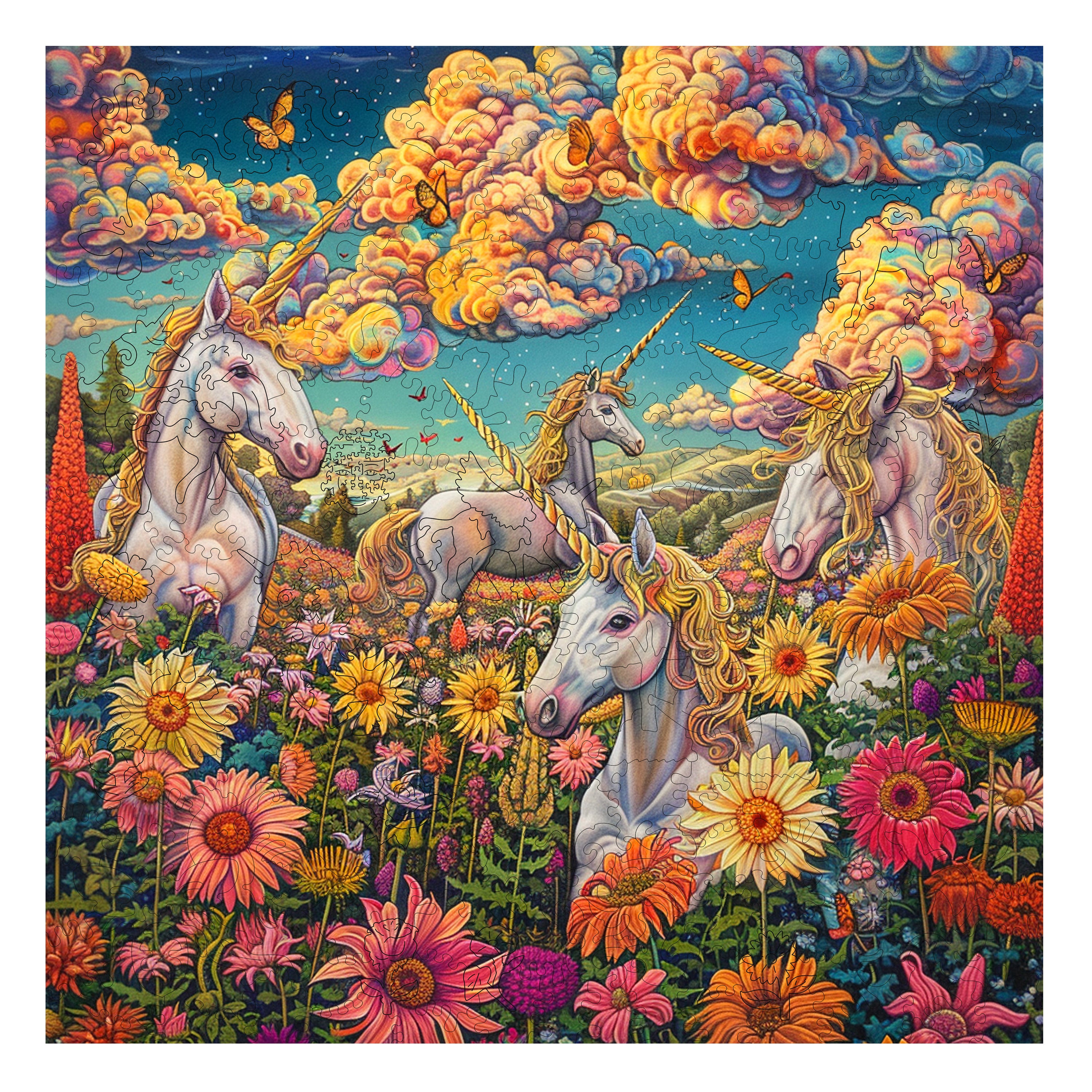 Unicorn Utopia Wooden