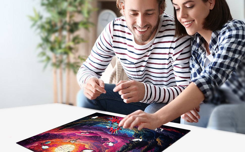 Cosmic Canvas Wooden